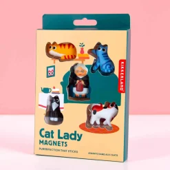 Kattenvrouwtje magneten (set van 5)