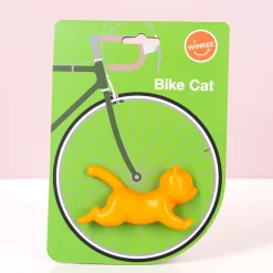 Kat voor in je fietswiel