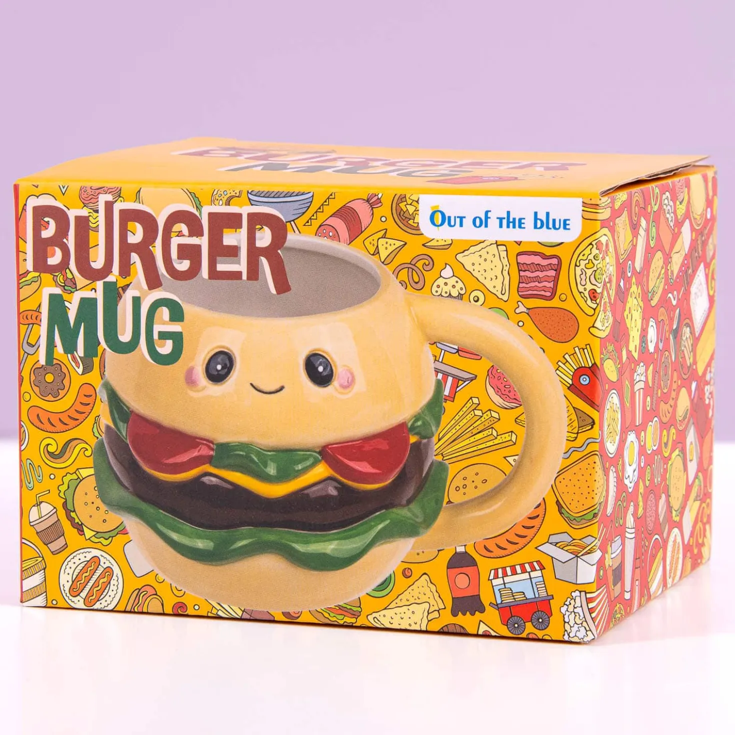 Kawaii hamburger mok