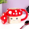 Kawaii paddenstoel mok