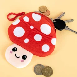 Kawaii paddenstoel portemonneetje