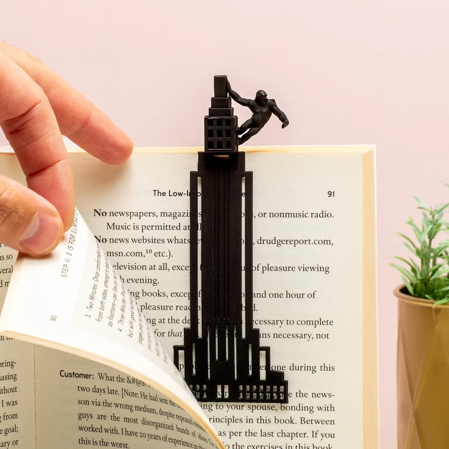 King Kong boekenlegger