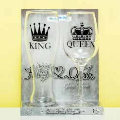 King & Queen glazenset