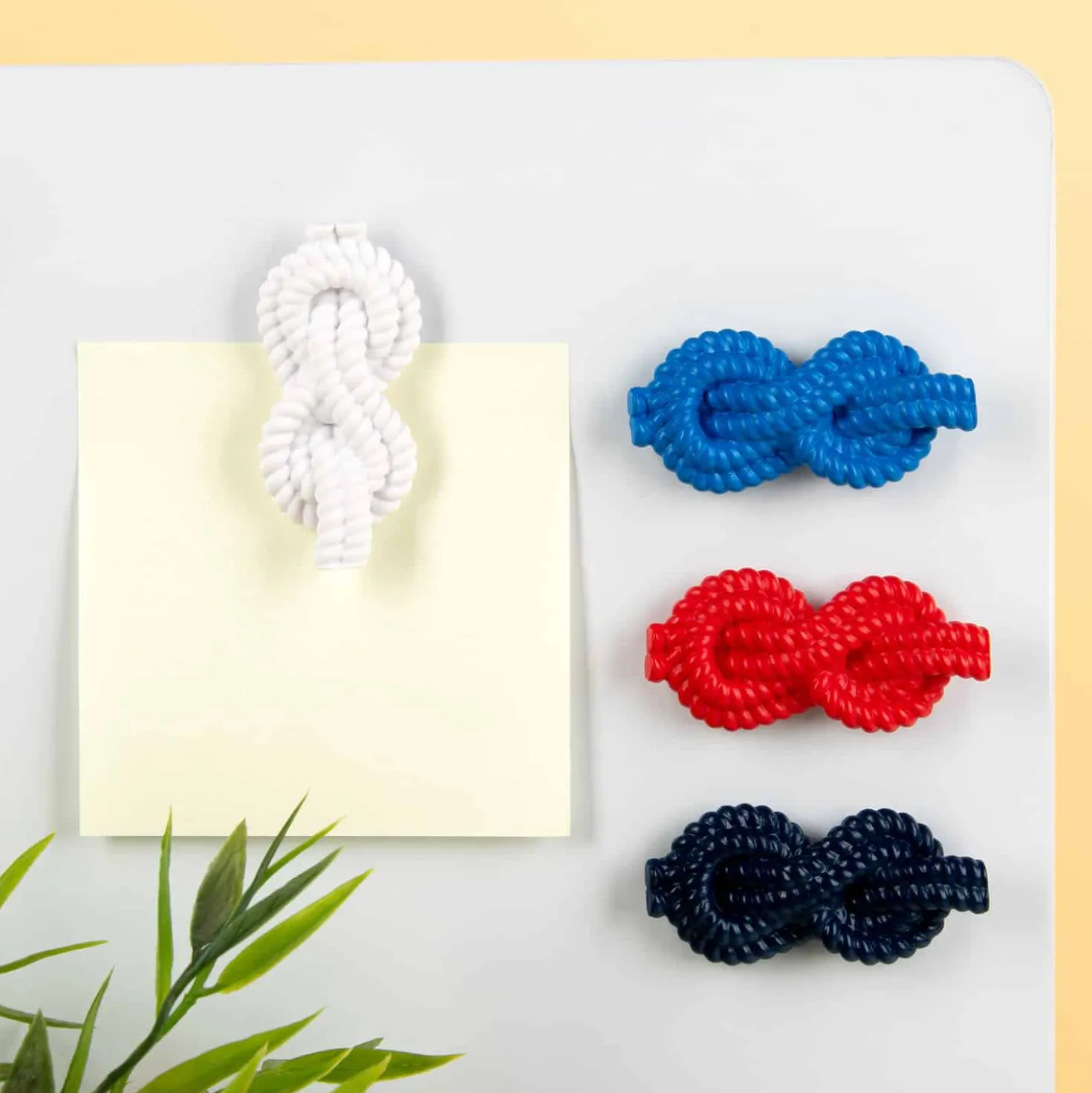 Knoop magneten (set van 4)