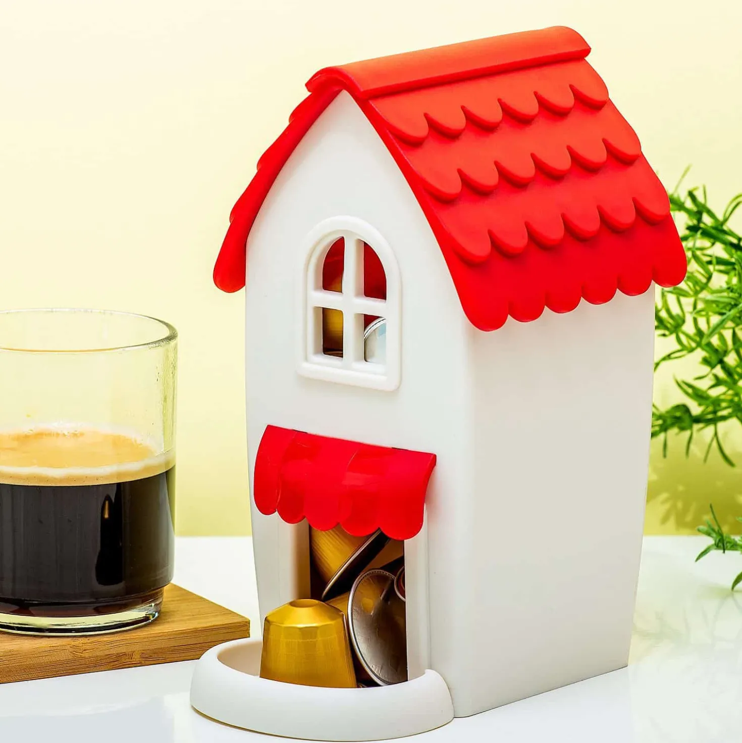 Koffieshop koffiecupdispenser