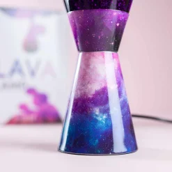Lavalamp Galaxy Met Multicolor Lava En Glitters