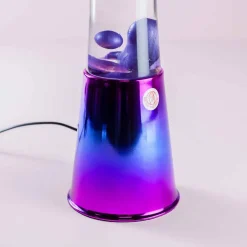 Lavalamp iriserend met metallic paarse lava