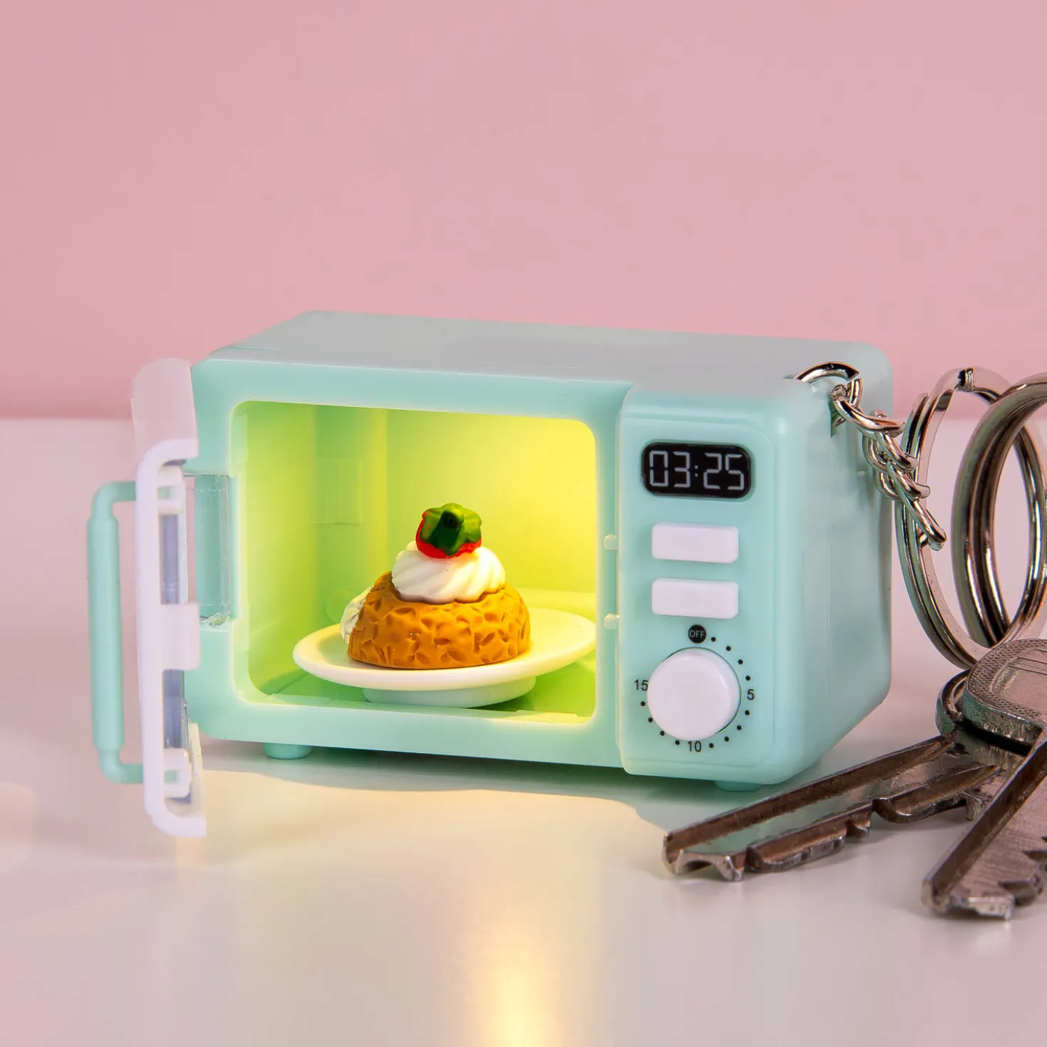 Magnetron sleutelhanger met licht en geluid