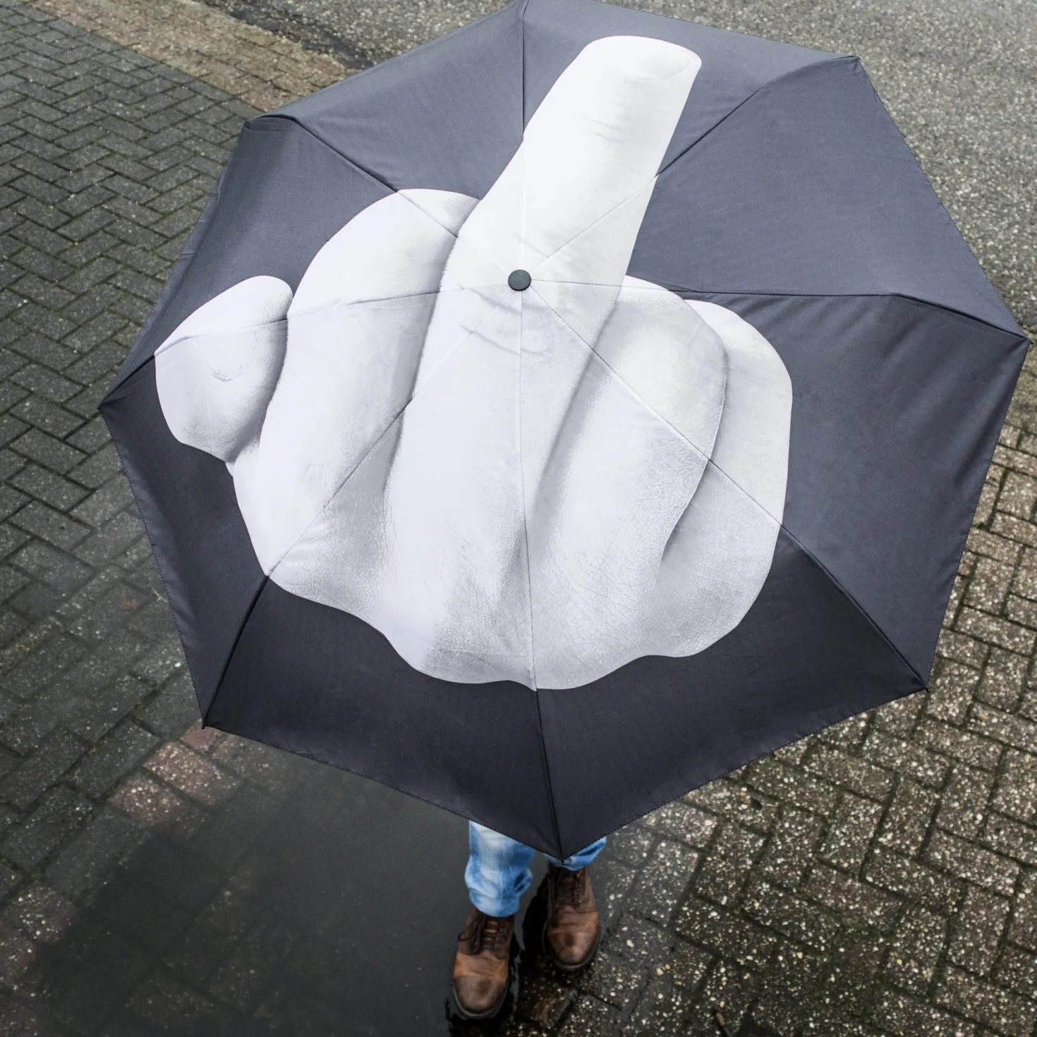 Middelvinger paraplu