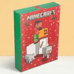 Minecraft adventskalender met schoolspullen