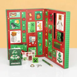 Minecraft adventskalender met schoolspullen
