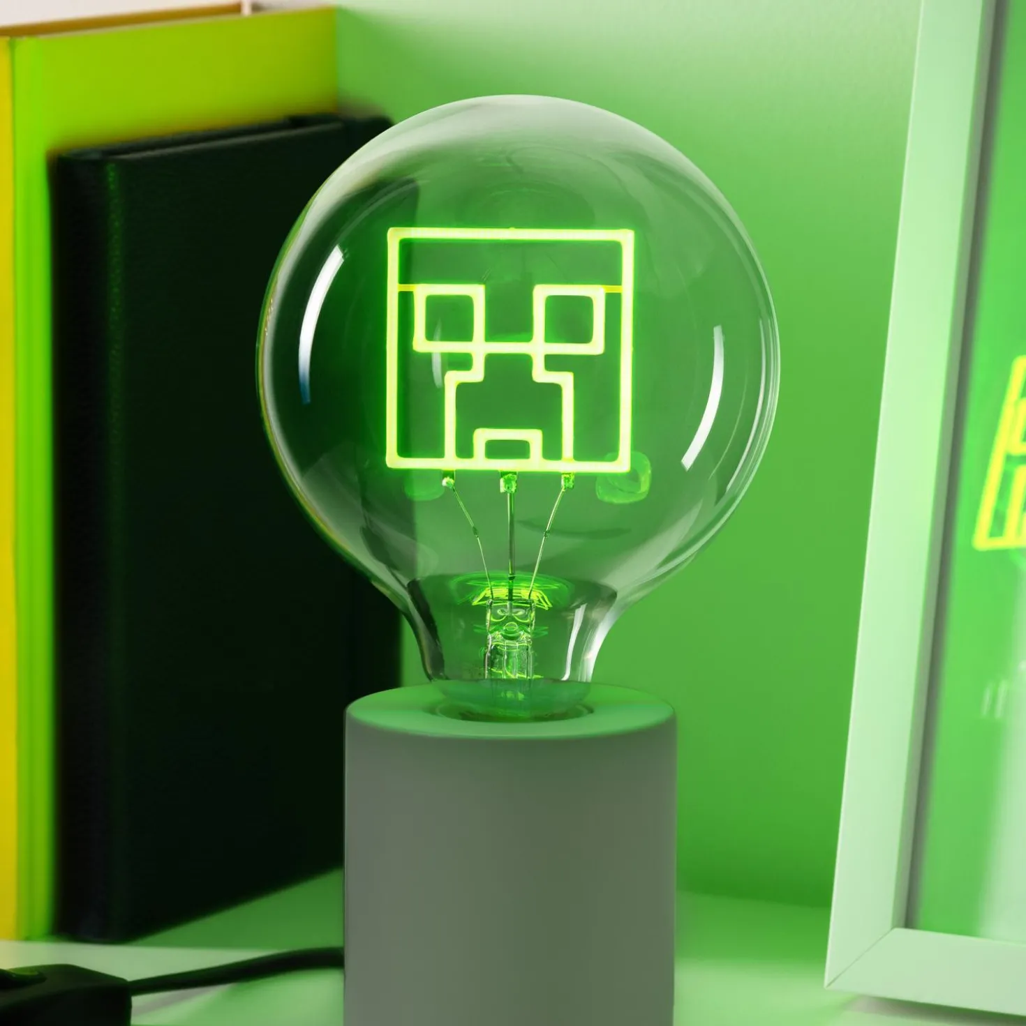 Minecraft Creeper ledlamp (E27 fitting)