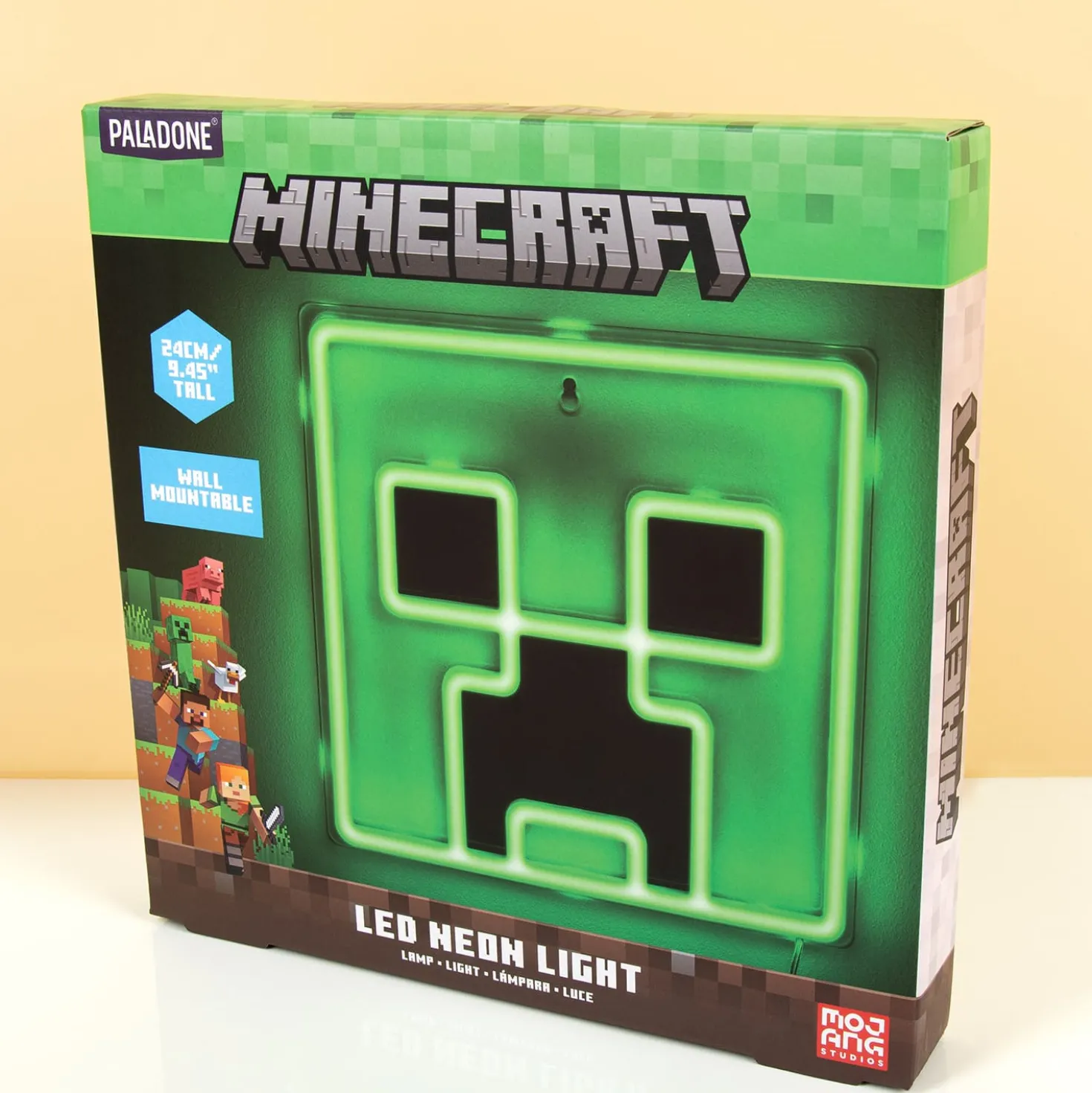 Minecraft Creeper muurlamp