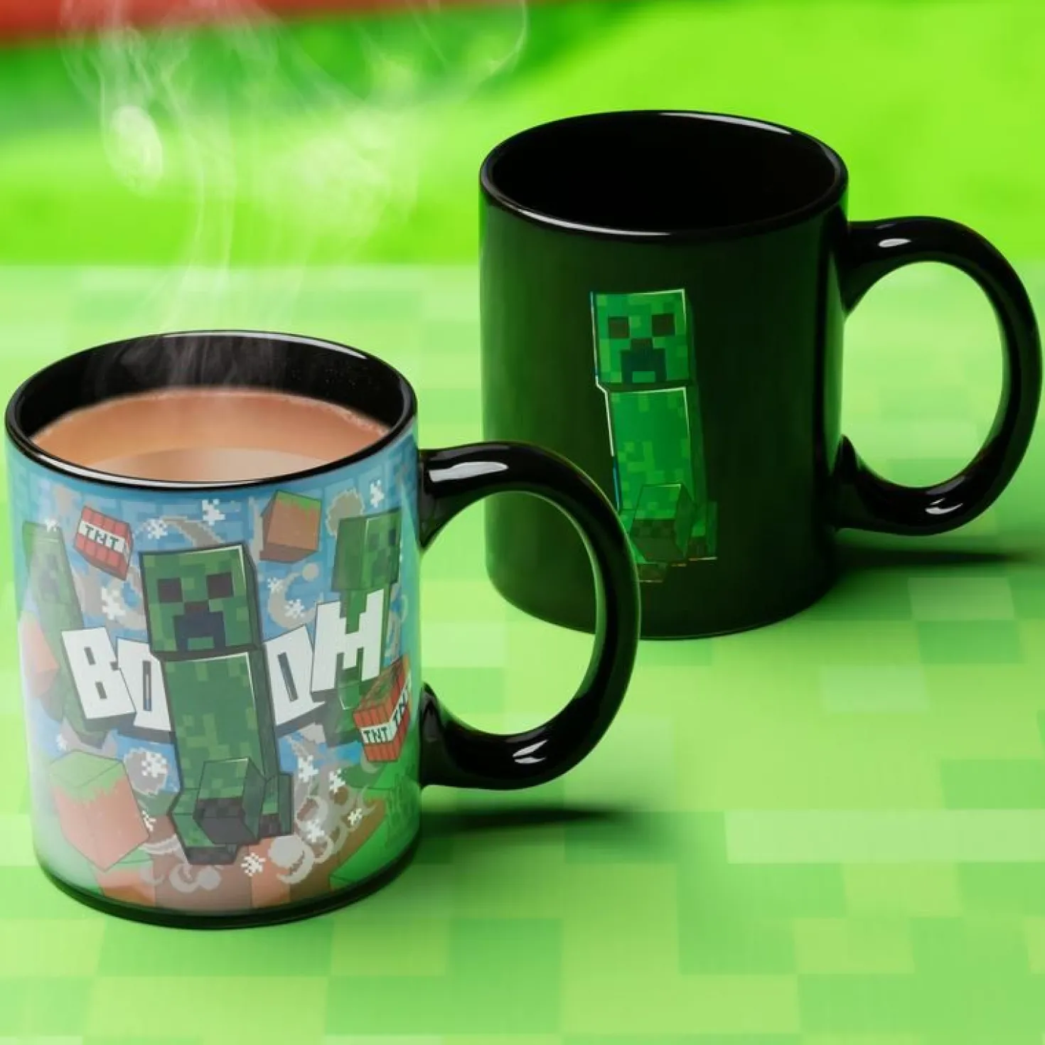 Minecraft Creeper warmtegevoelige mok