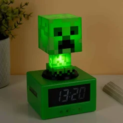 Minecraft Creeper wekker met nachtlampje