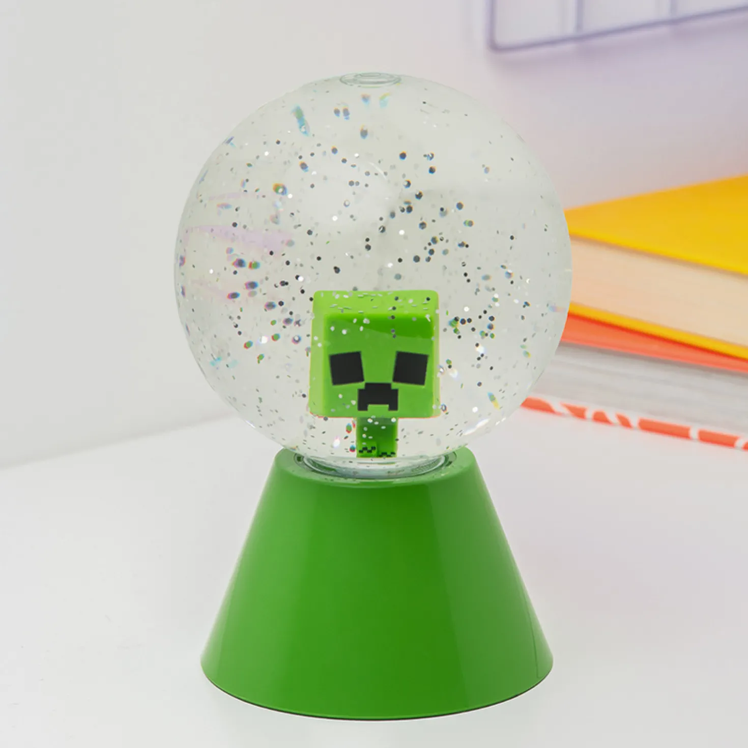 Minecraft LED glitter bal