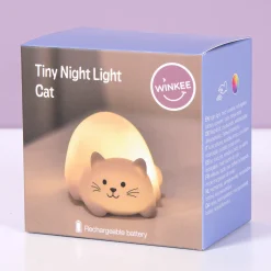 Mini kat nachtlampje