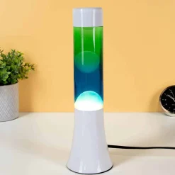 Mini lavalamp blauw en groen gradient