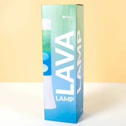 Mini lavalamp blauw en groen gradient