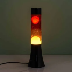 Mini lavalamp rood en geel