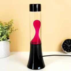 Mini lavalamp roze