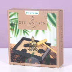 Mini zentuin met boeddha