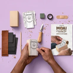 Moai beeldhouwset