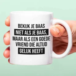 Mok Bekijk je baas niet als je baas