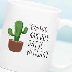 Mok Cactus dat je weggaat