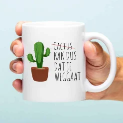 Mok Cactus dat je weggaat