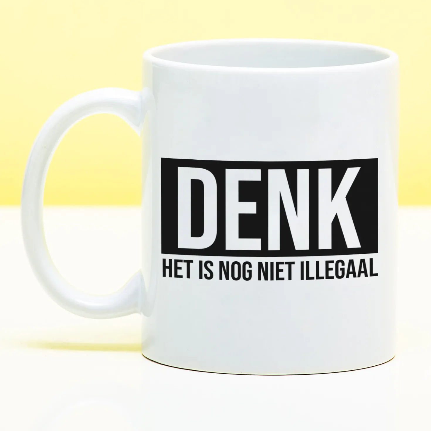 Mok Denk, het is nog niet illegaal