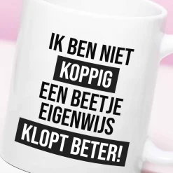 Mok Een beetje eigenwijs