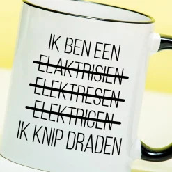 Mok Ik ben een elektricien