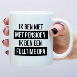 Mok Ik ben een fulltime opa