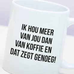 Mok Ik hou meer van jou dan van koffie
