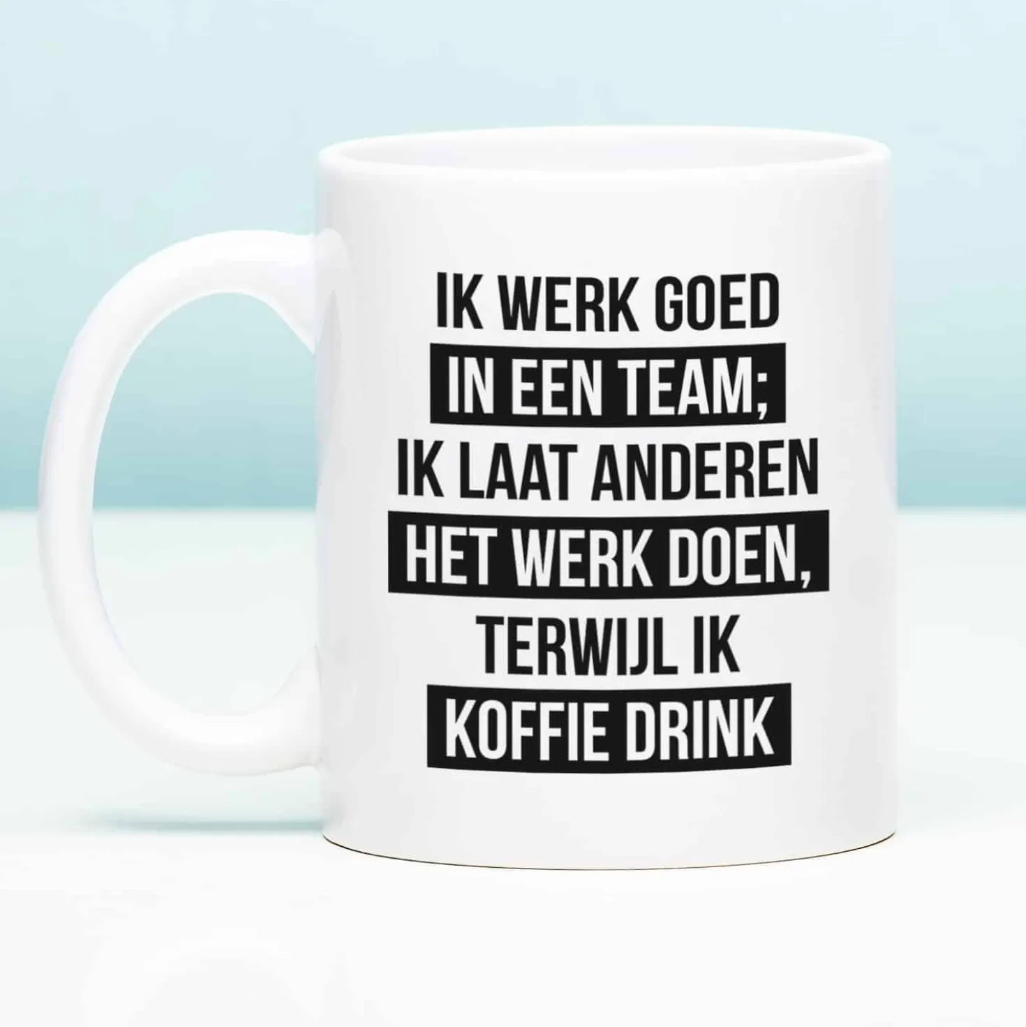 Mok Ik werk goed in een team