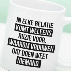 Mok In elke relatie komt ruzie voor