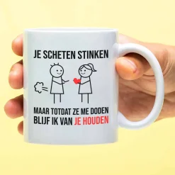 Mok Je scheten stinken