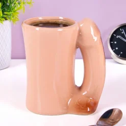 Mok met penis-handvat