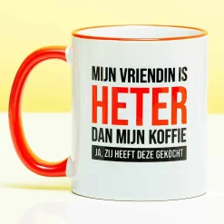 Mok Mijn vriendin is heter dan mijn koffie