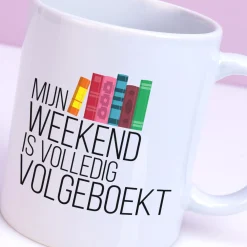 Mok Mijn weekend is volgeboekt