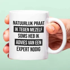 Mok Natuurlijk praat ik tegen mezelf