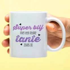 Mok Super blij met een familielid zoals jij – Tante
