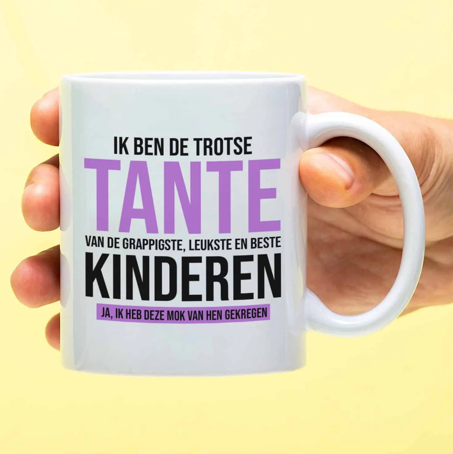 Mok Trots op de leukste kinderen – Tante