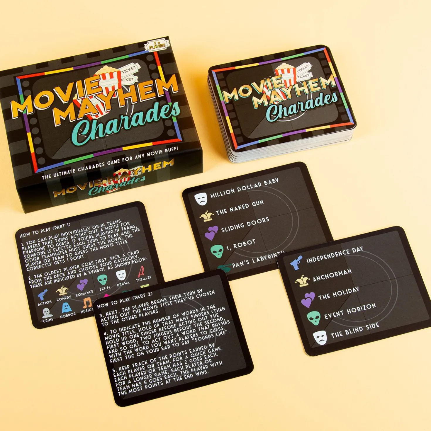 Movie Mayhem hints spel