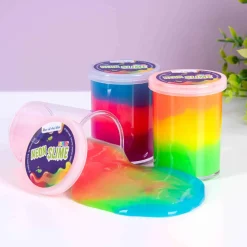 Neon regenboog slijm