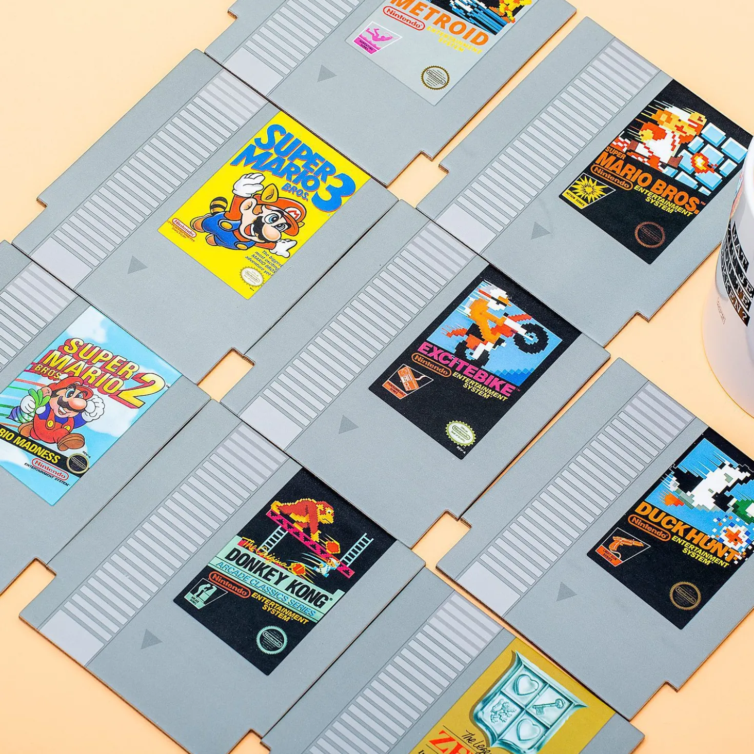 Nintendo NES onderzetters (set van 8)
