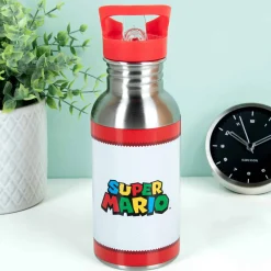 Nintendo Super Mario Waterfles met rietje