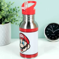 Nintendo Super Mario Waterfles met rietje