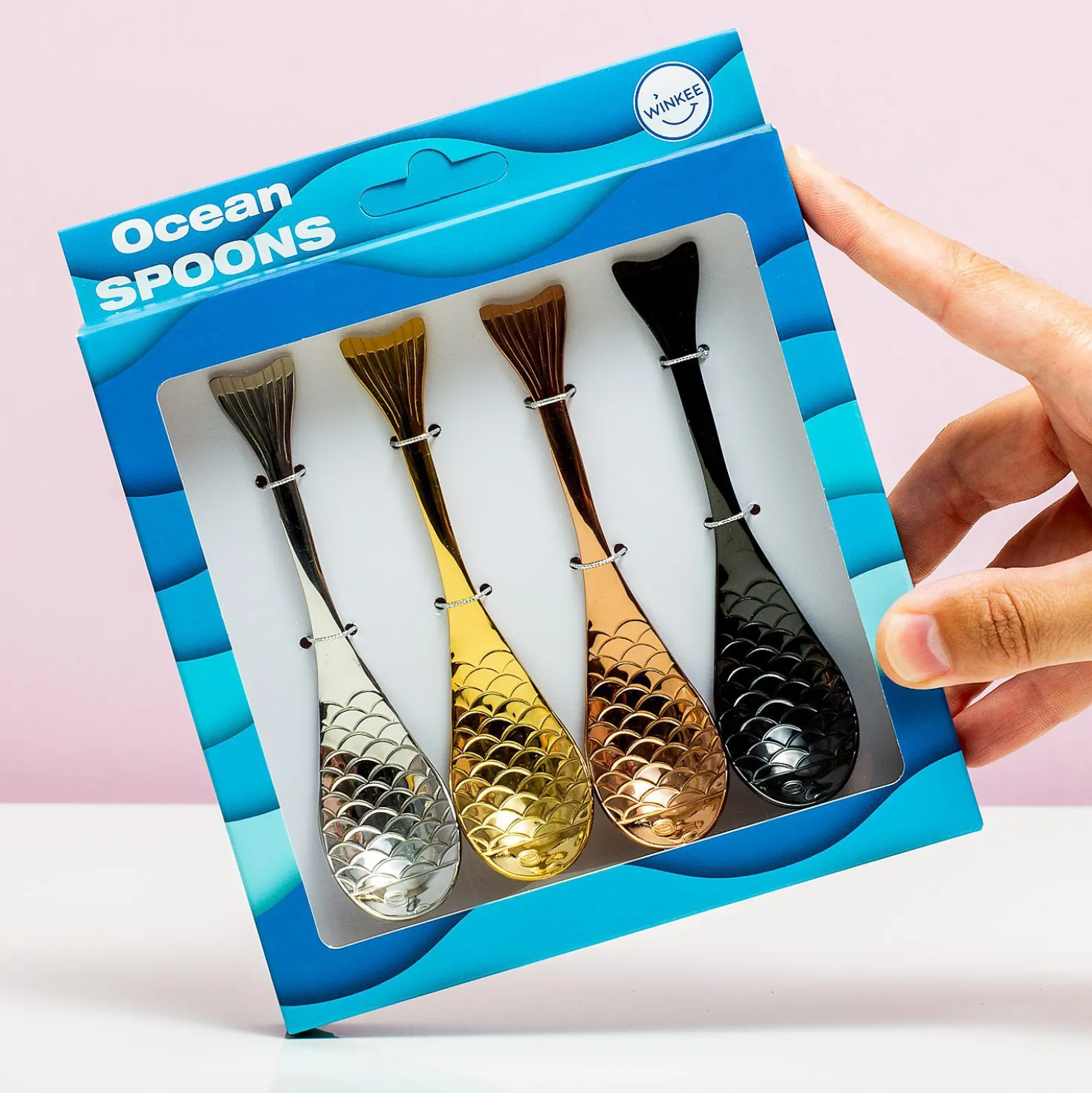 Oceaan lepels (set van 4)